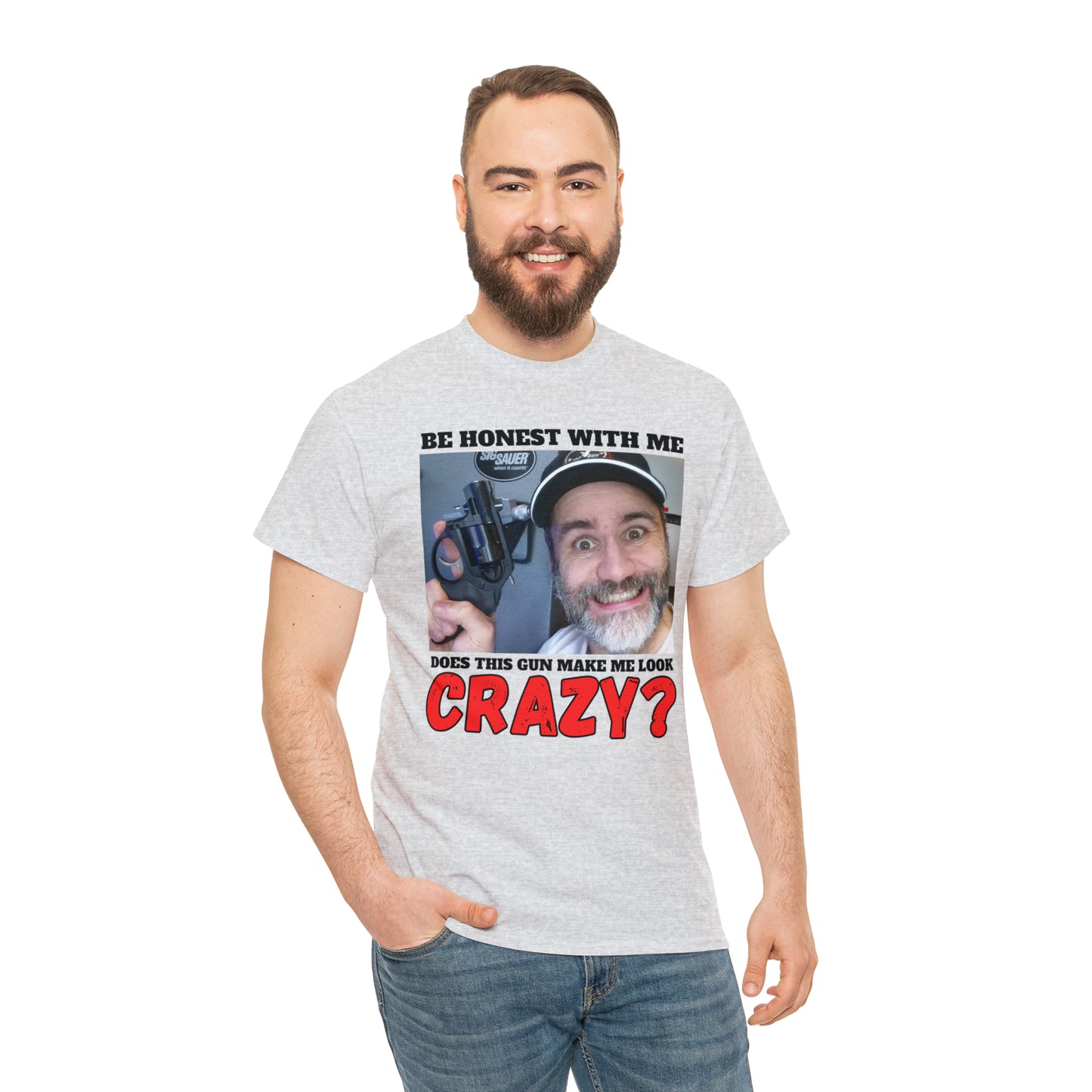 Crazy? Unisex Heavy Cotton Tee