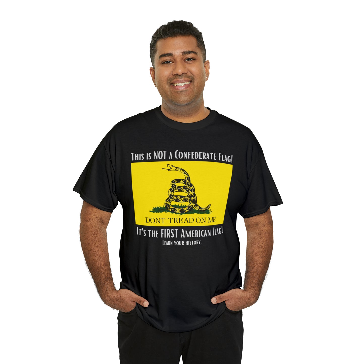 1st American Flag Unisex Heavy Cotton Tee