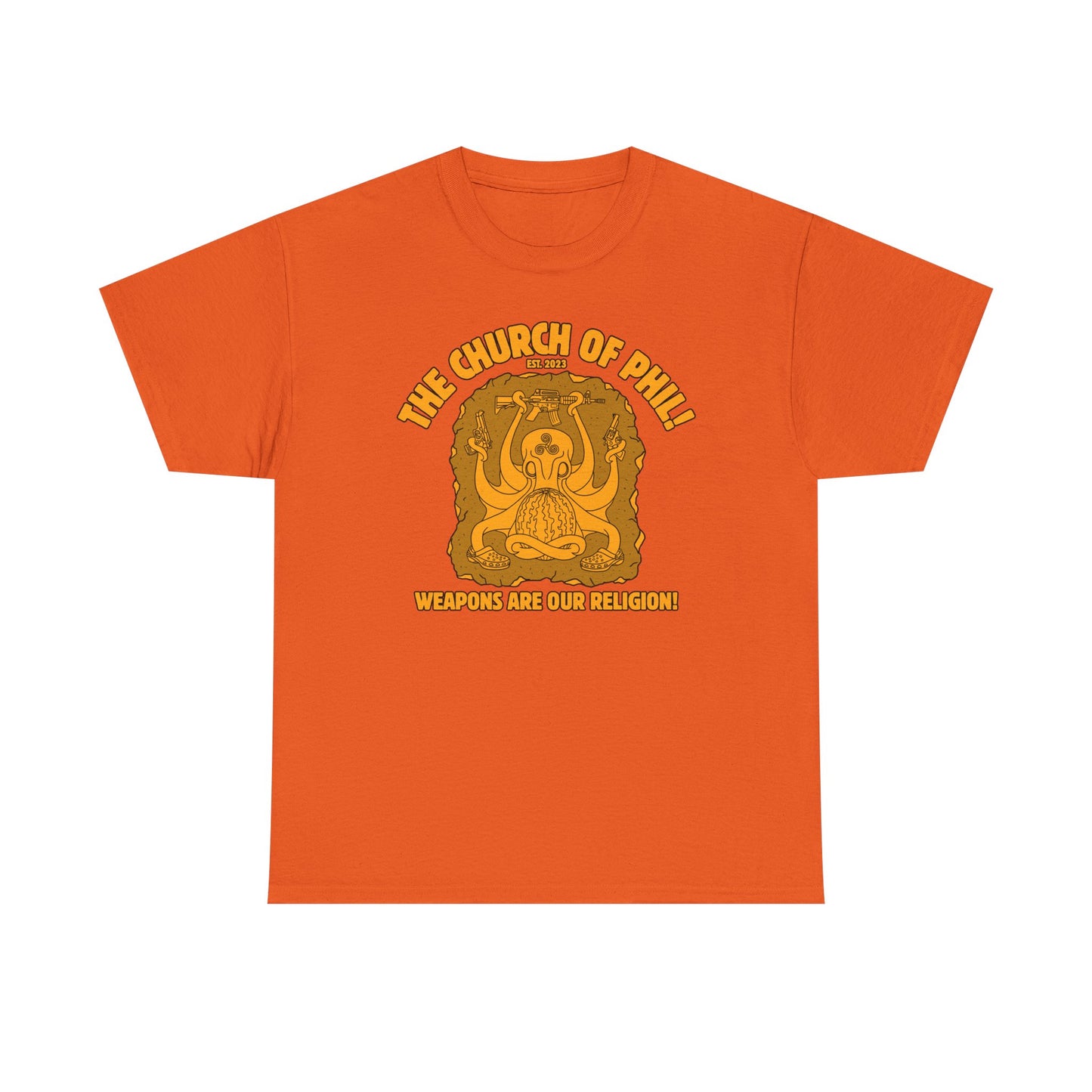 Vintage Style  - Weapons Are Our Religion! Unisex Heavy Cotton Tee