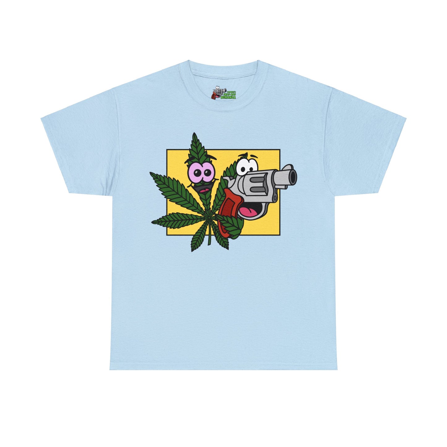 Weed & Guns! (No Text) Unisex Heavy Cotton Tee