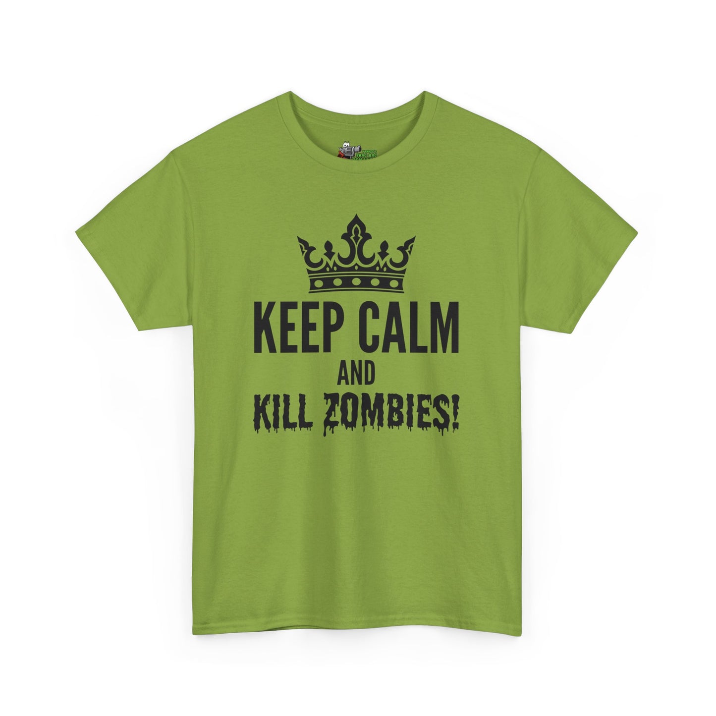 Keep Calm & Kill Zombies! Unisex Heavy Cotton Tee