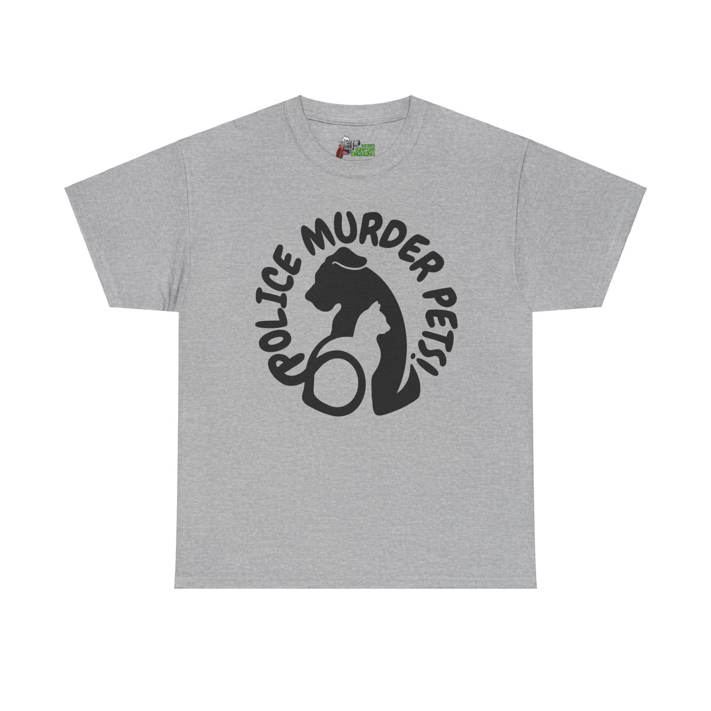 Police Murder Pets! Unisex Heavy Cotton Tee