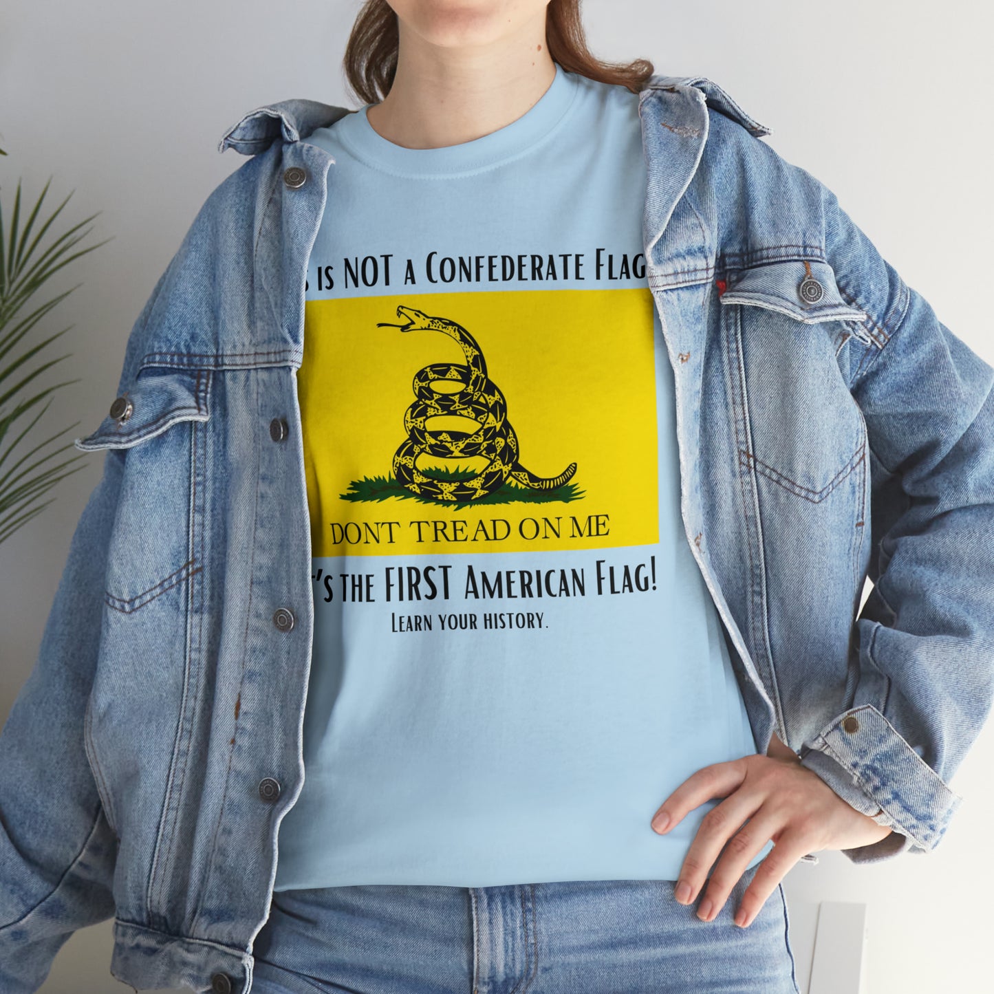 1st American Flag Unisex Heavy Cotton Tee