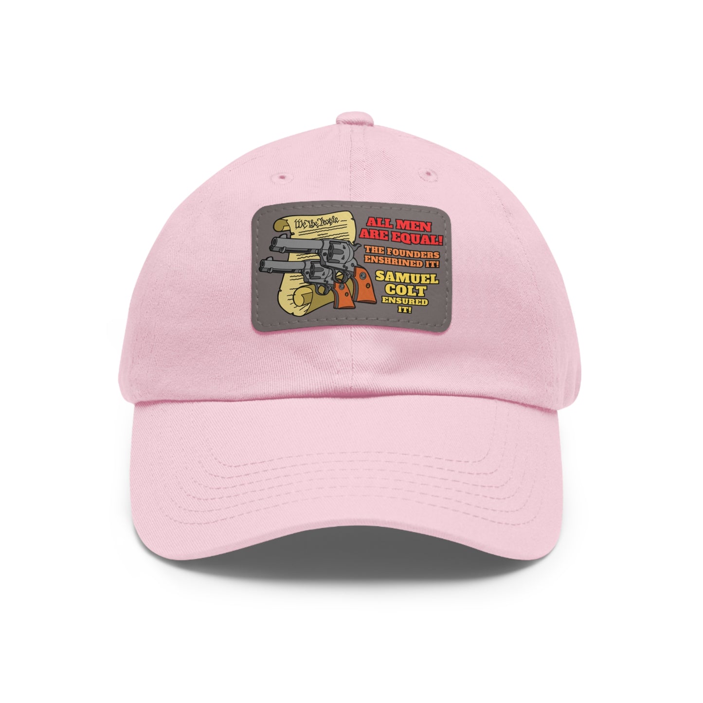 Equalizers! Dad Hat with Leather Patch (Rectangle)