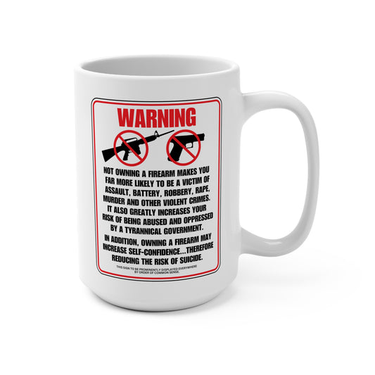 Firearm Safety! Mug 15oz