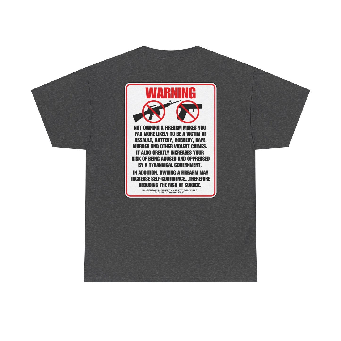 Firearm Safety! Unisex Heavy Cotton Tee
