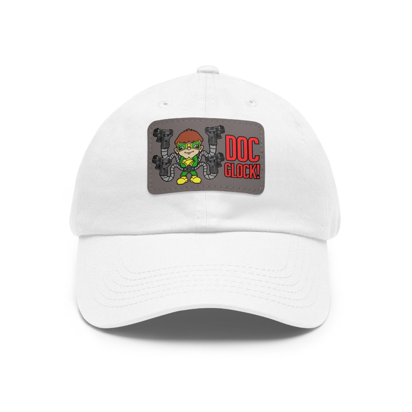 DOC Glock! Dad Hat with Leather Patch (Rectangle)