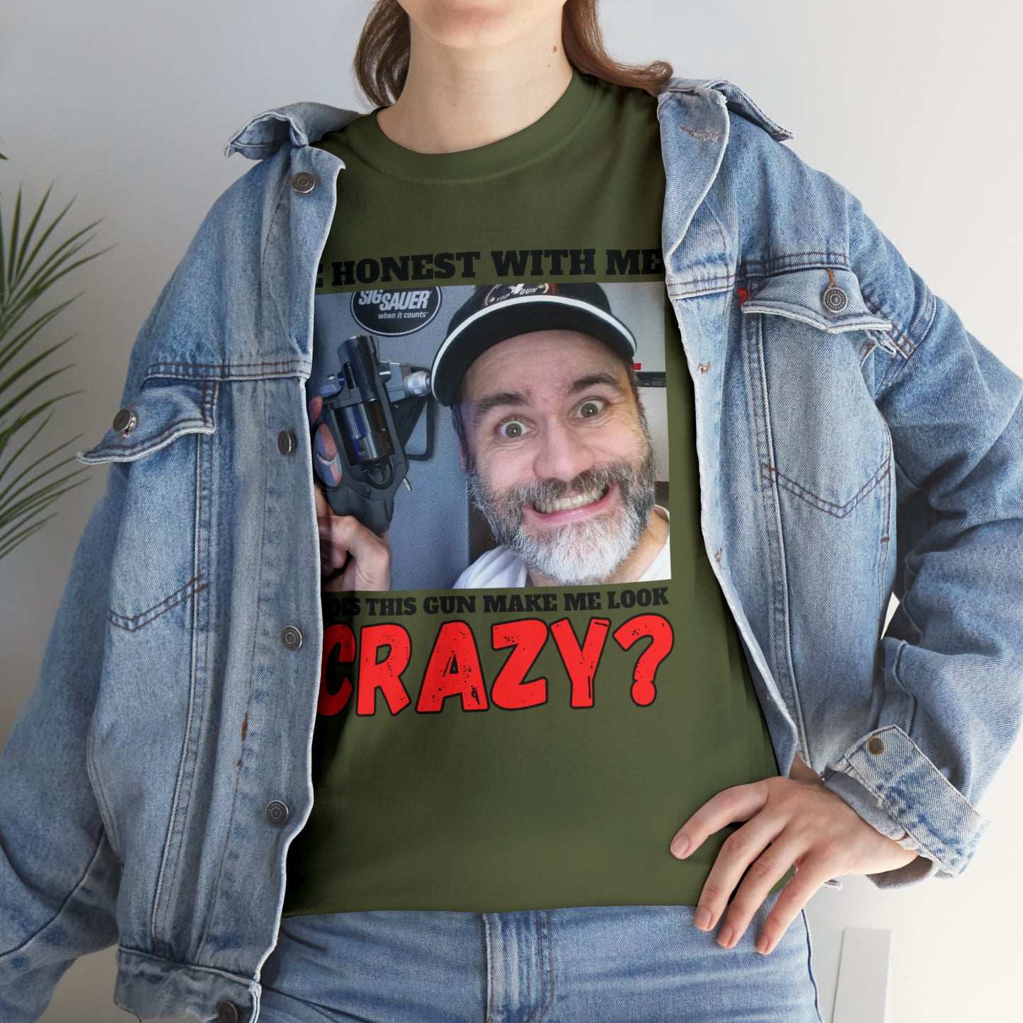 Crazy? Unisex Heavy Cotton Tee