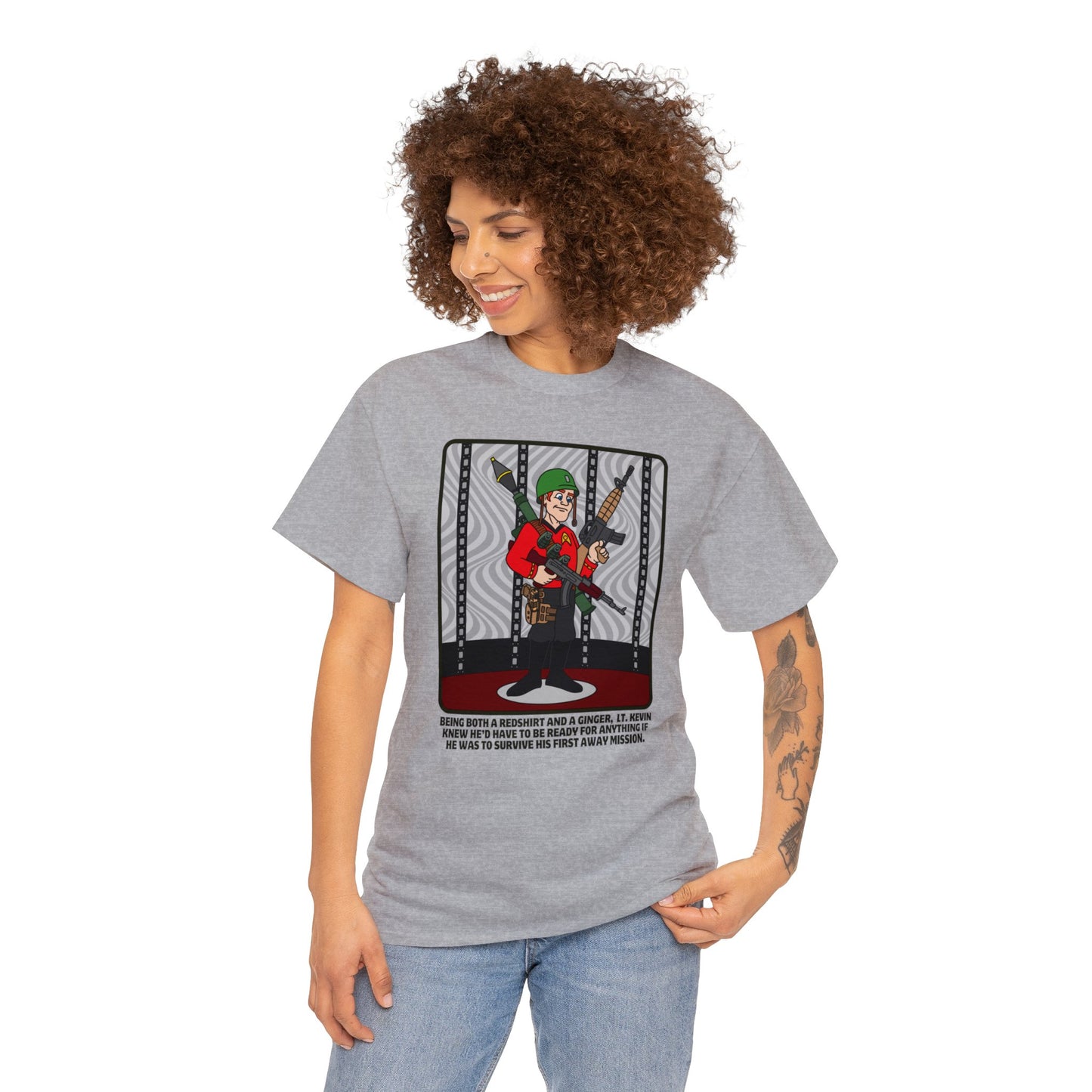 Ginger Redshirt Unisex Heavy Cotton Tee