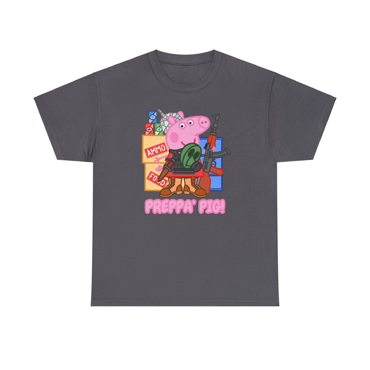 Preppa' Pig! Unisex Heavy Cotton Tee