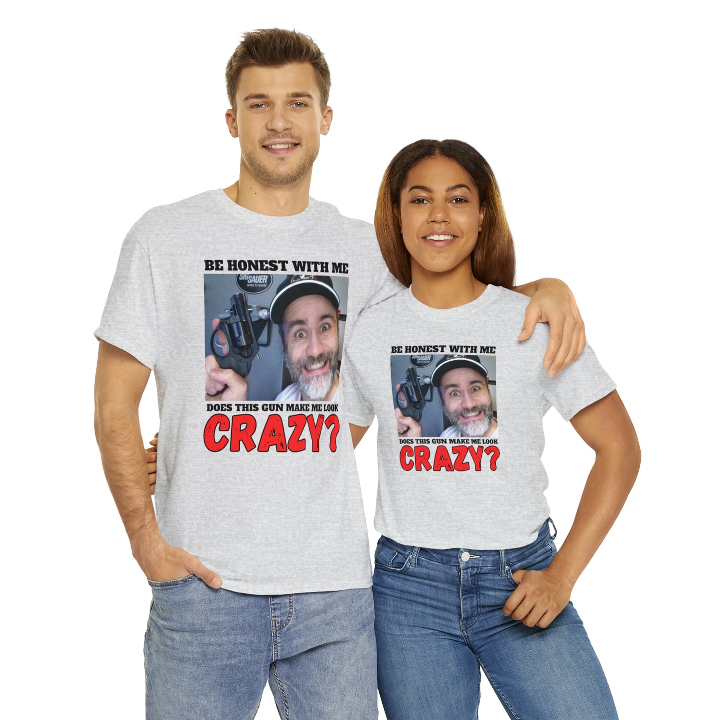 Crazy? Unisex Heavy Cotton Tee