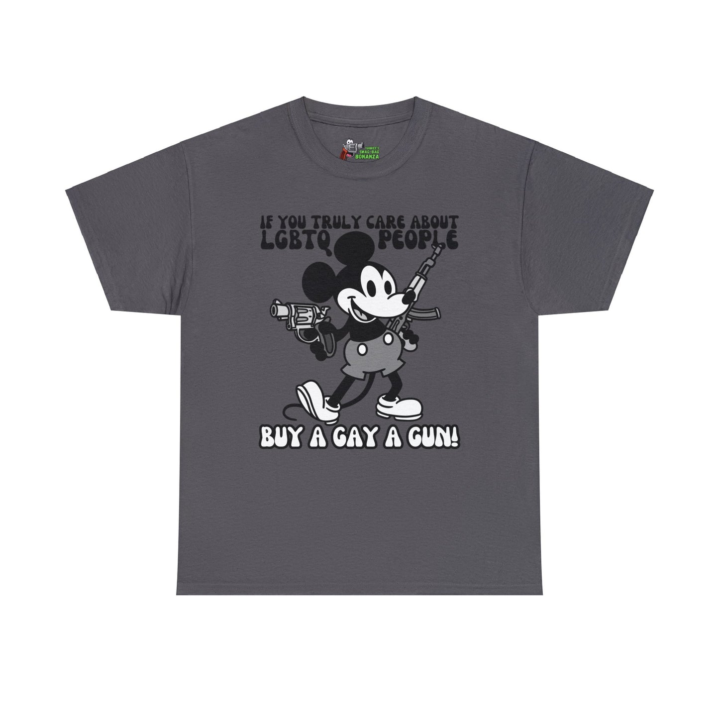 Buy a Gay a Gun! Unisex Heavy Cotton Tee