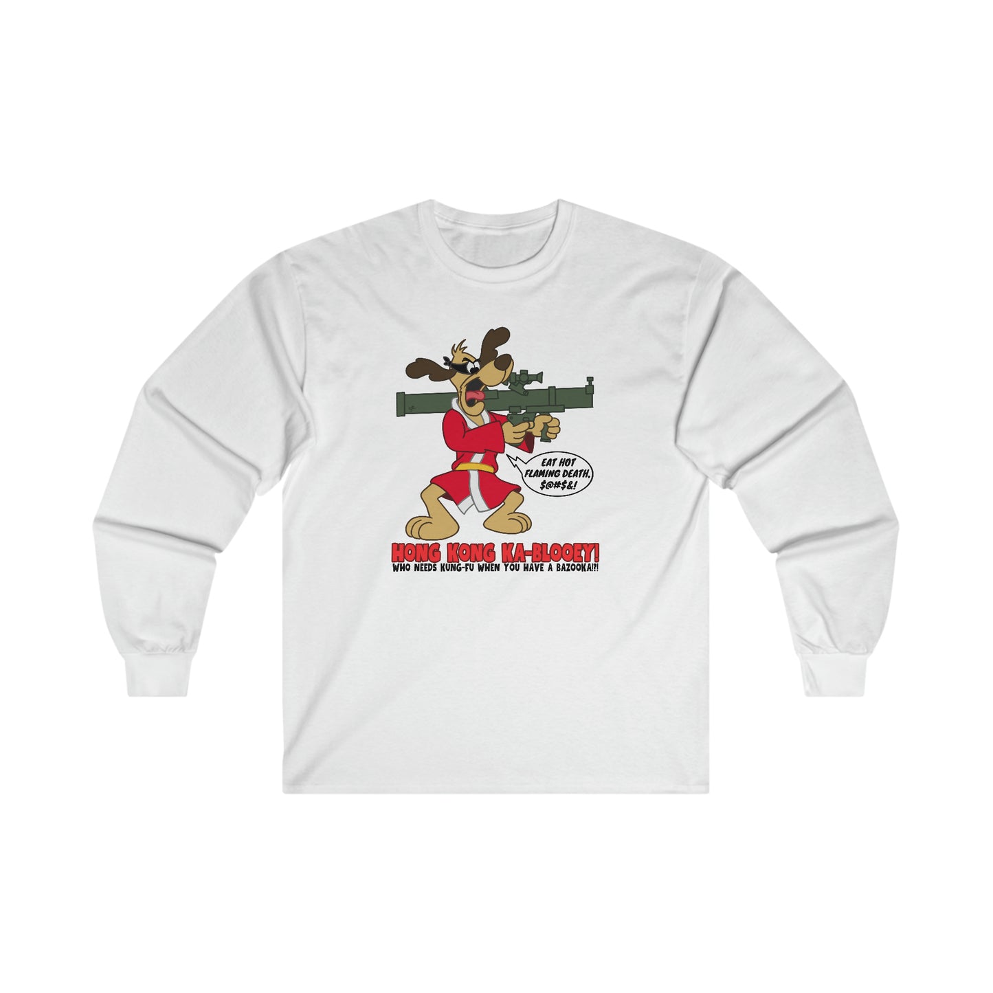 Hong Kong Ka-Blooey! Ultra Cotton Long Sleeve Tee