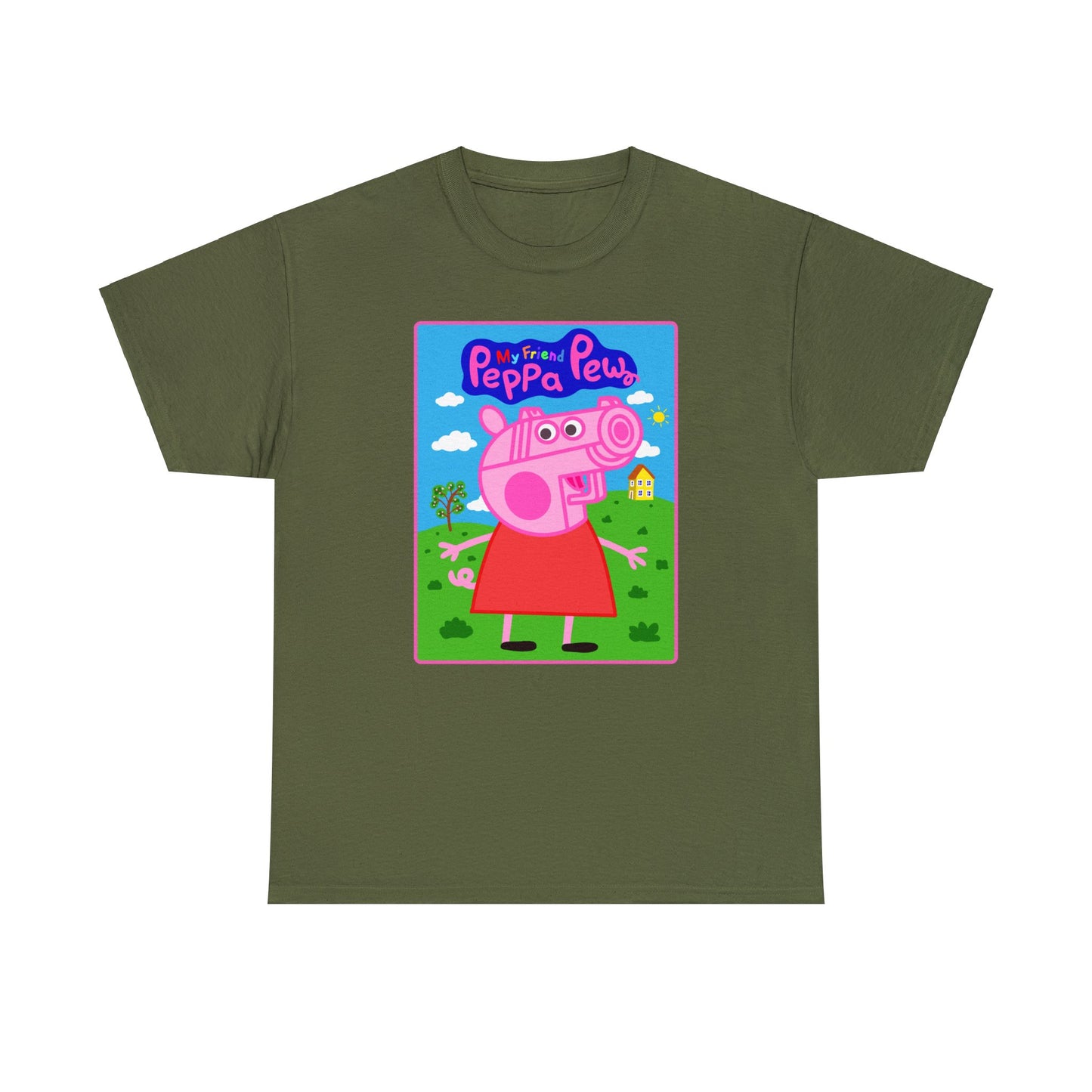 Peppa Pew Unisex Heavy Cotton Tee