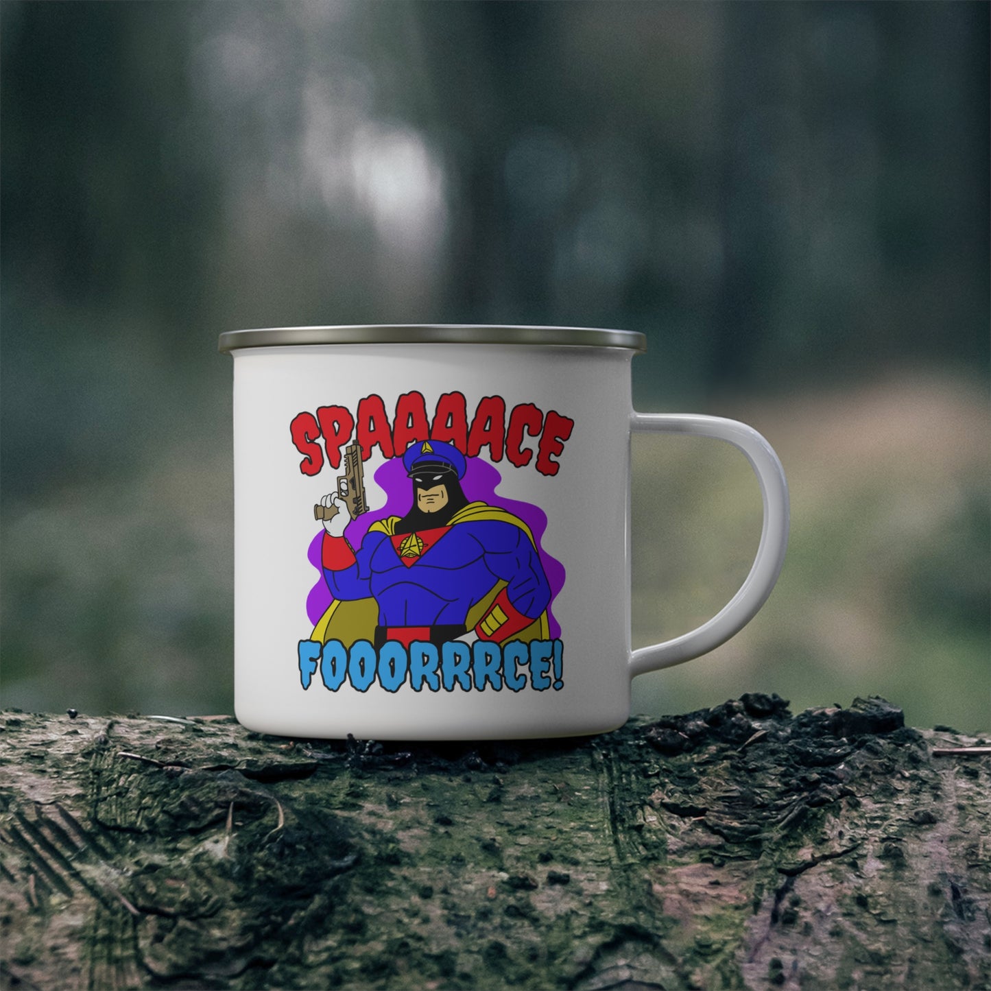 Space Force! Enamel Camping Mug