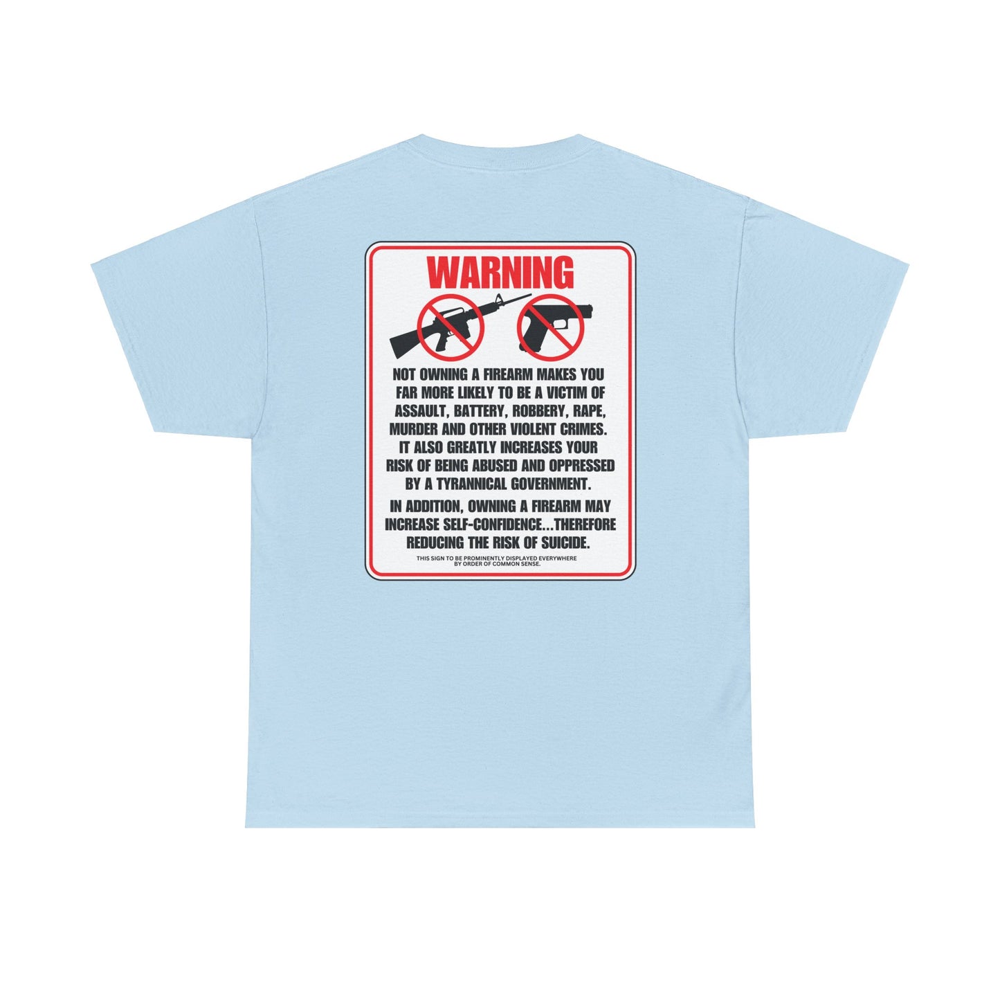 Firearm Safety! Unisex Heavy Cotton Tee