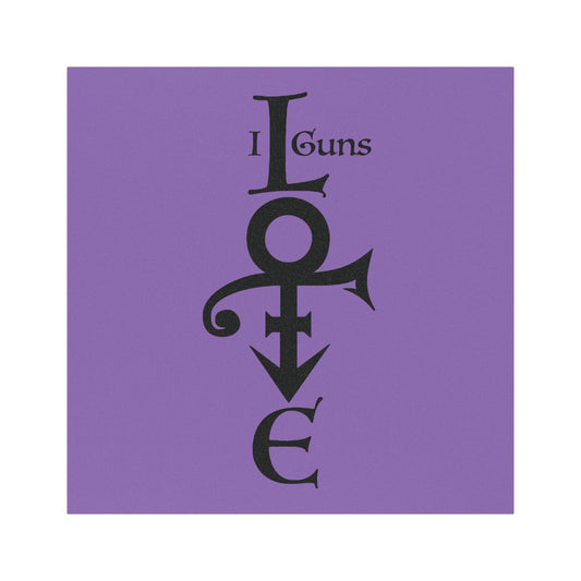 "I Love Guns" Car Magnet - Unique Automotive Decal for Gun Enthusiasts