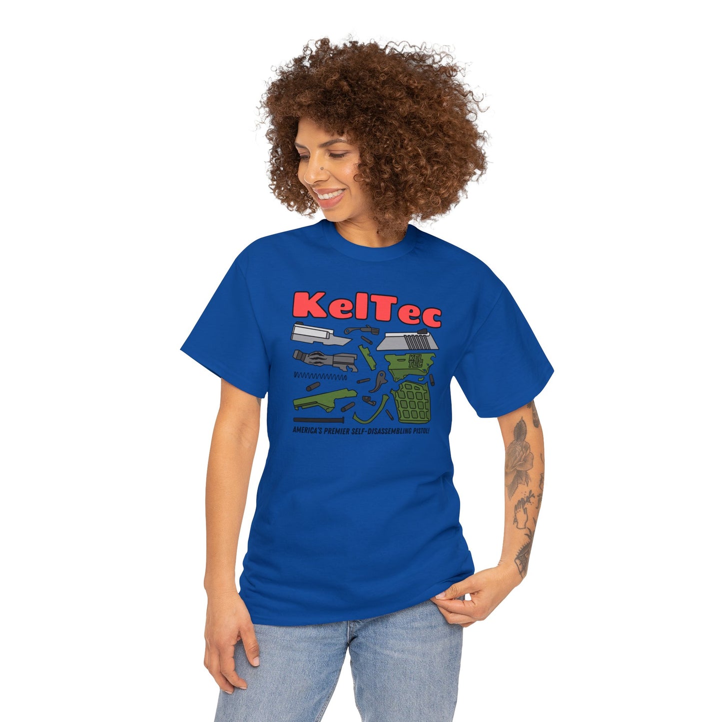 KelTec Disassembled Unisex Heavy Cotton Tee