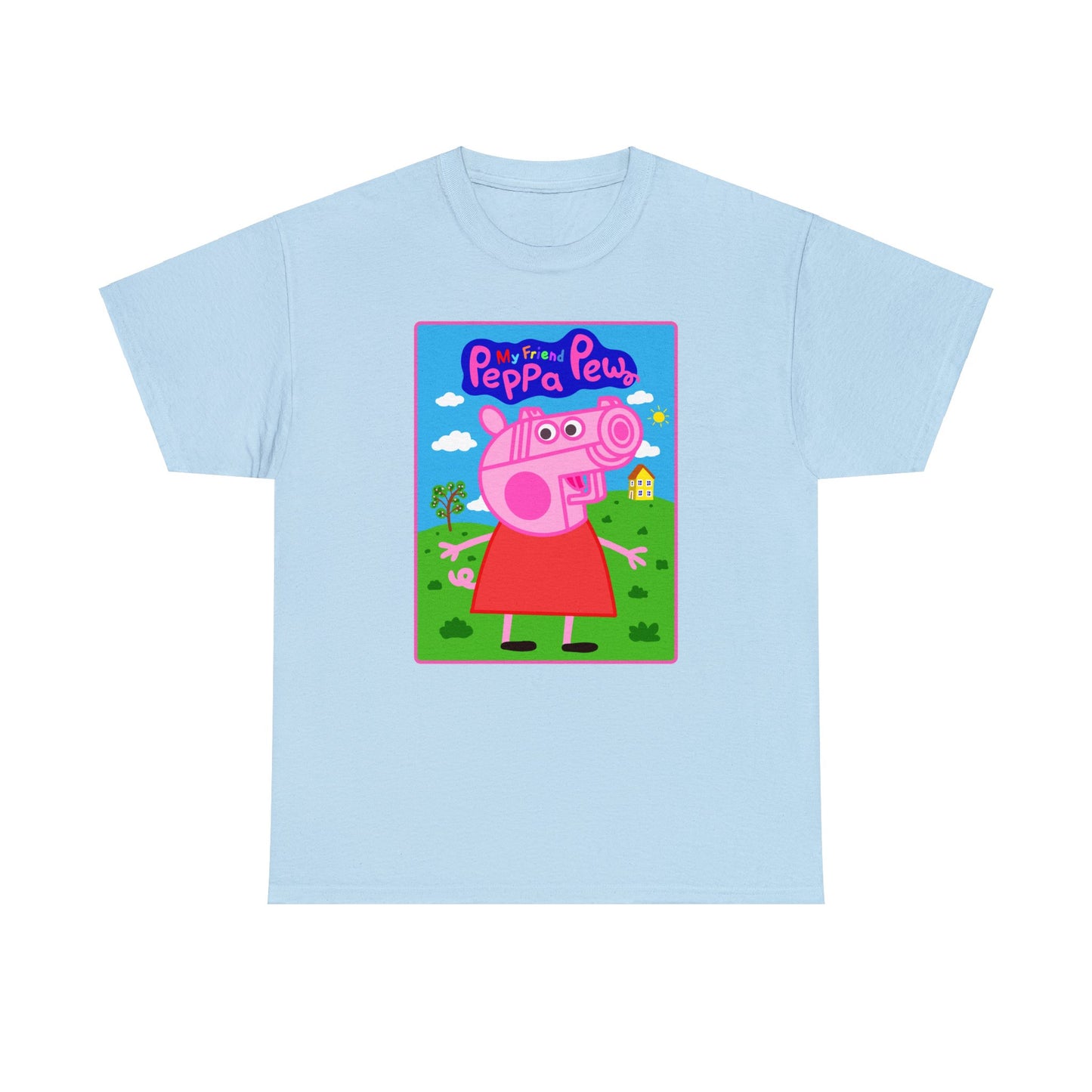 Peppa Pew Unisex Heavy Cotton Tee