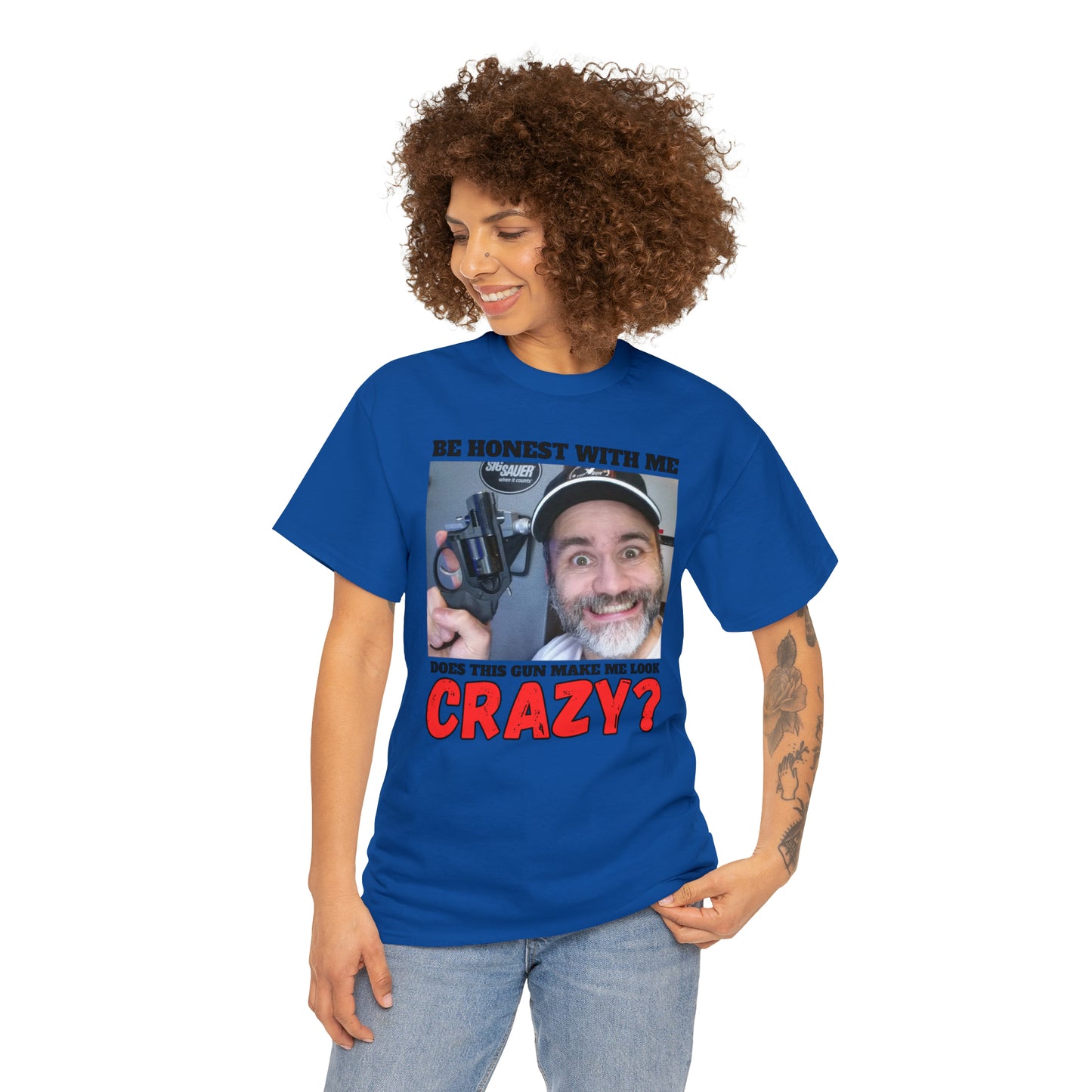 Crazy? Unisex Heavy Cotton Tee