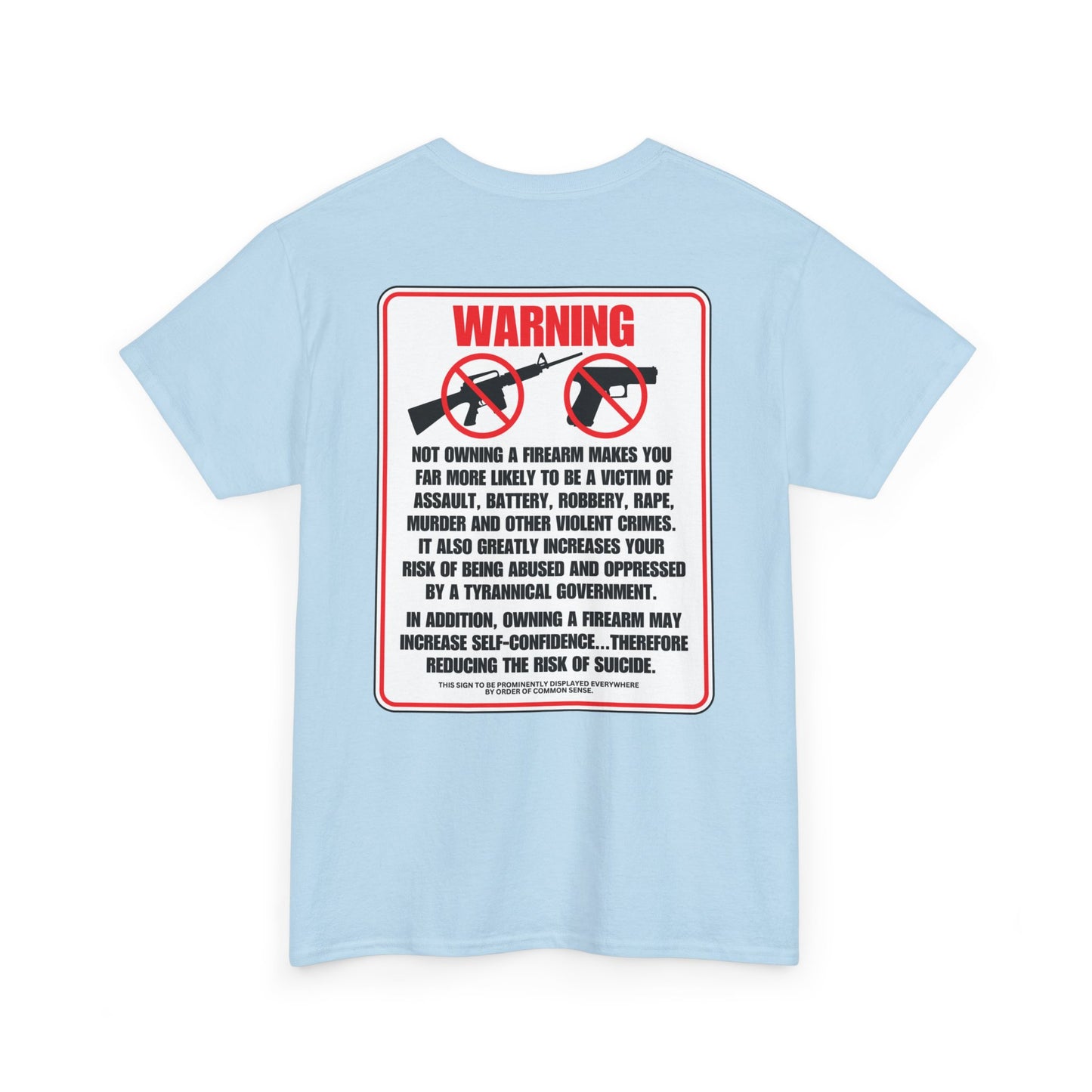 Firearm Safety! Unisex Heavy Cotton Tee