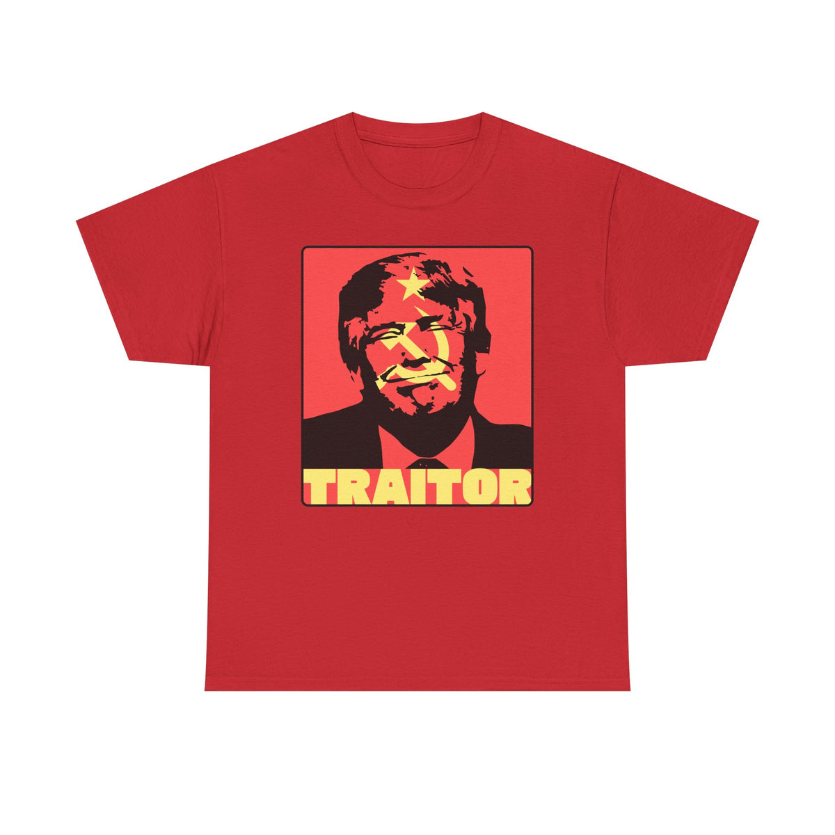 Trump Traitor! Unisex Heavy Cotton Tee