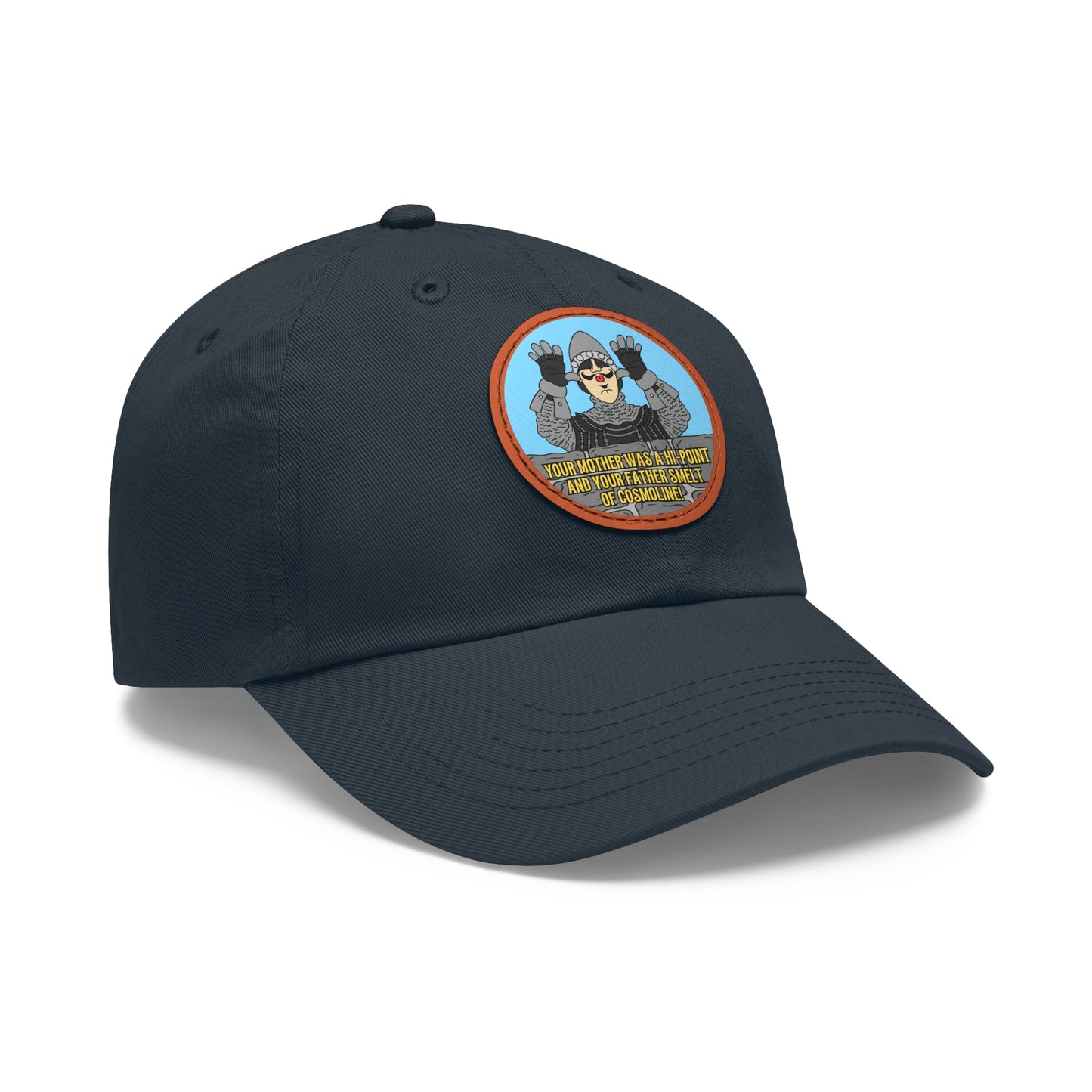 Cosmoline Taunt! Dad Hat with Leather Patch (Round)
