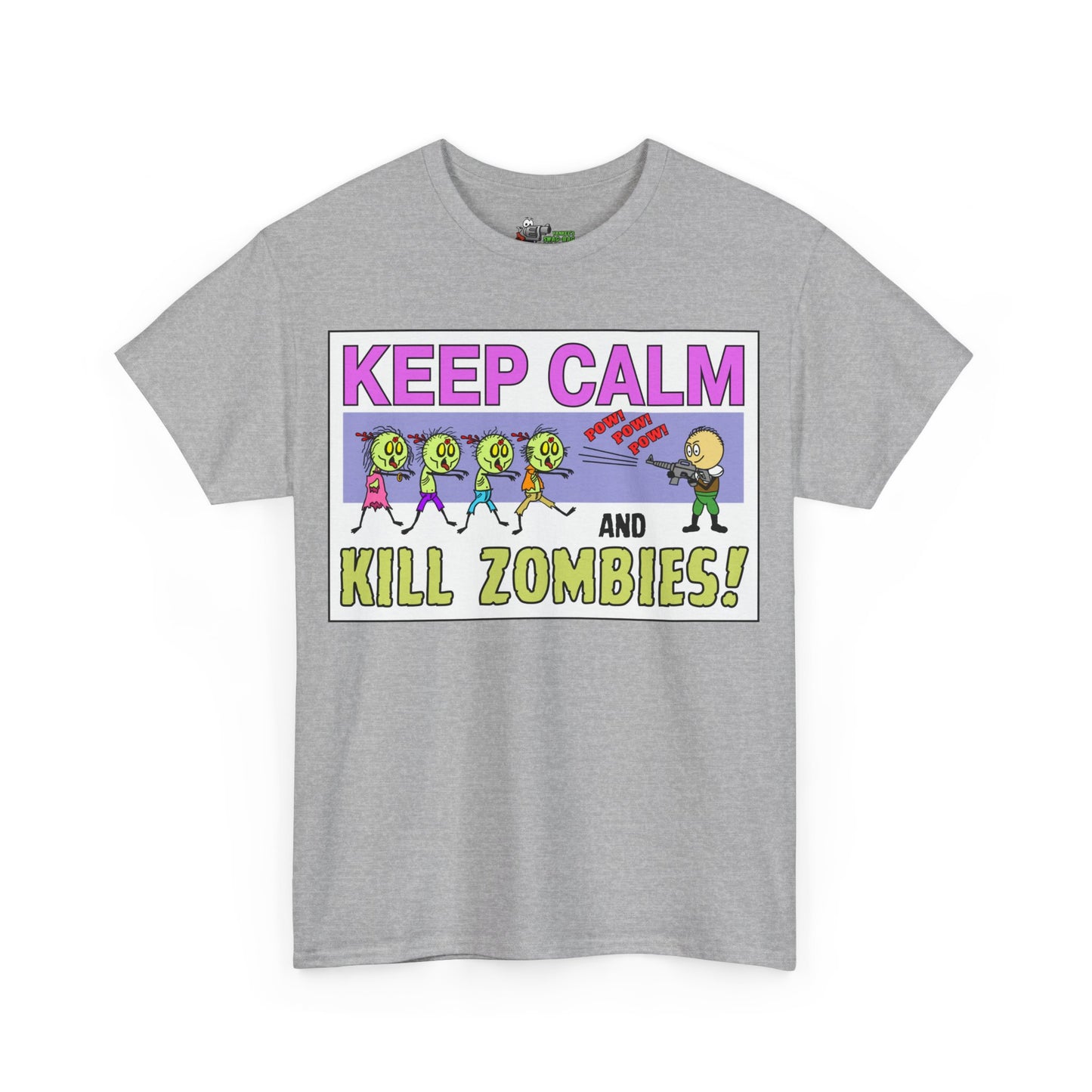 Kill Zombies! Unisex Heavy Cotton Tee