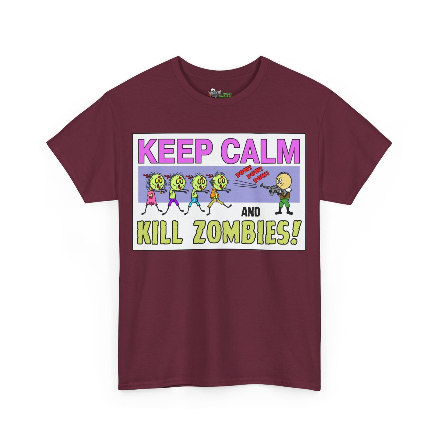 Kill Zombies! Unisex Heavy Cotton Tee