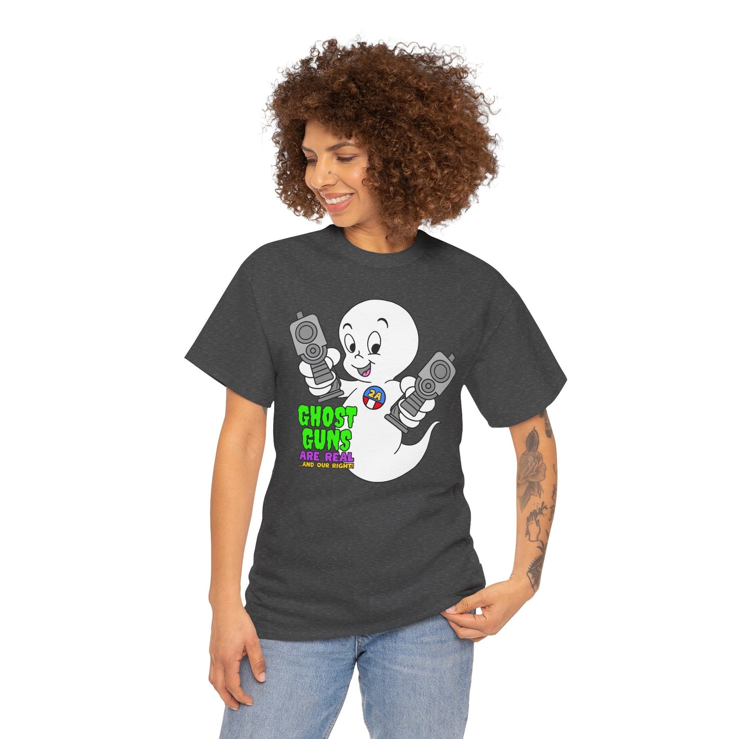 Ghost Guns R Real! Unisex Heavy Cotton Tee