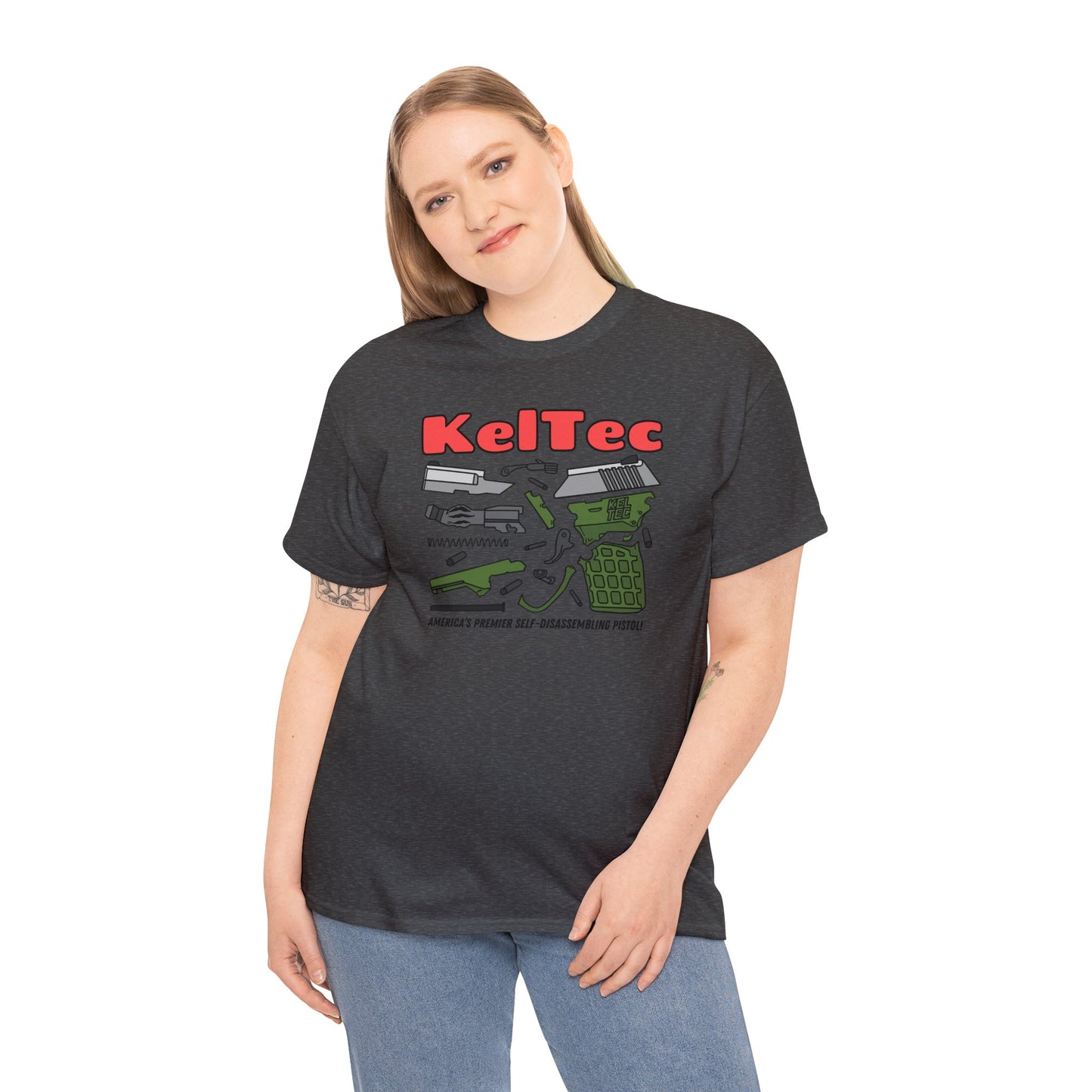 KelTec Disassembled Unisex Heavy Cotton Tee