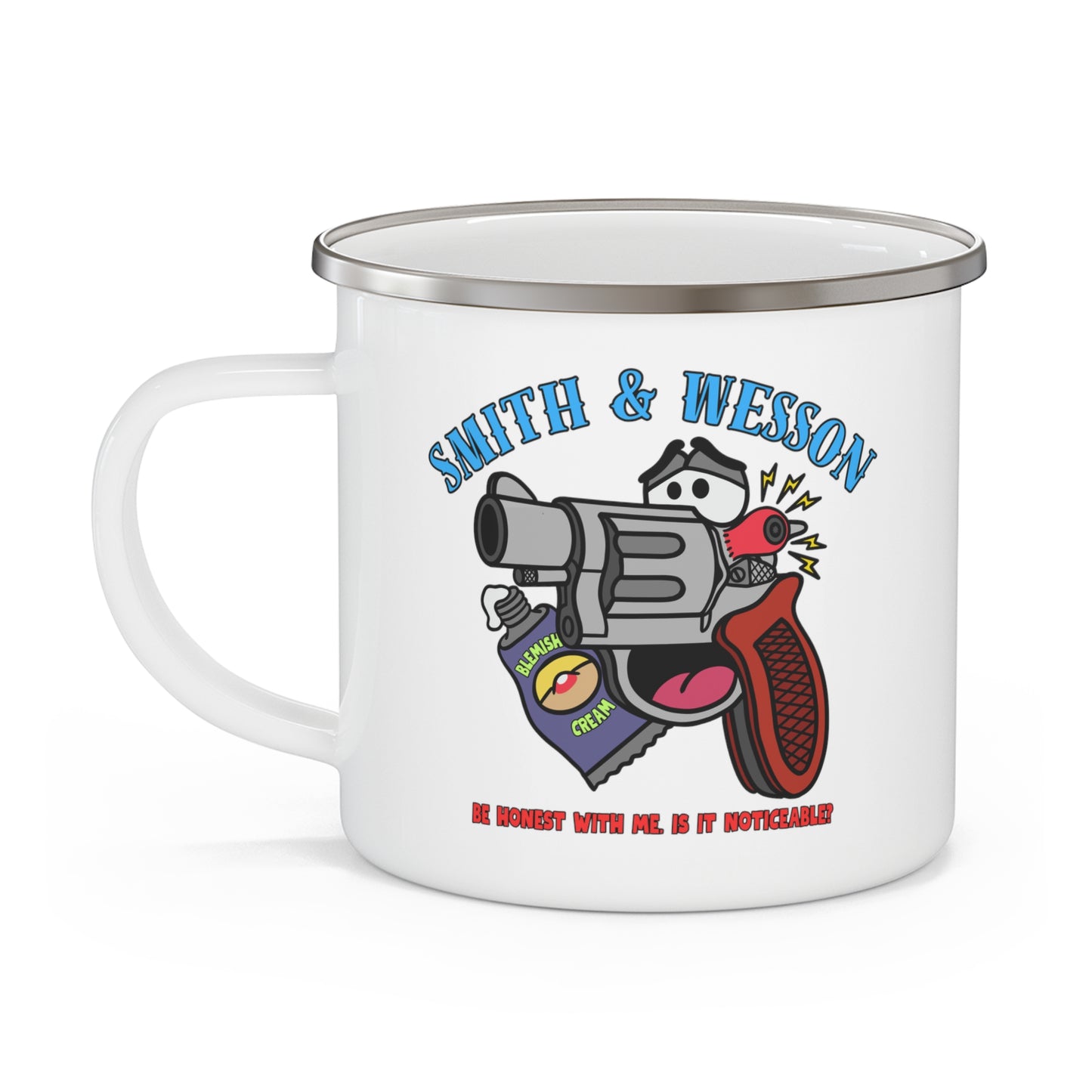 S&W Blemish Enamel Camping Mug