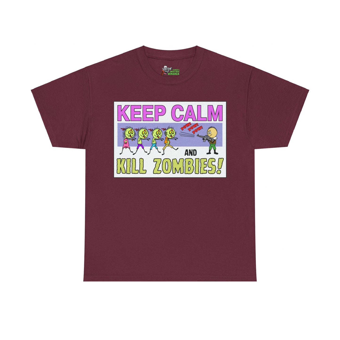 Kill Zombies! Unisex Heavy Cotton Tee