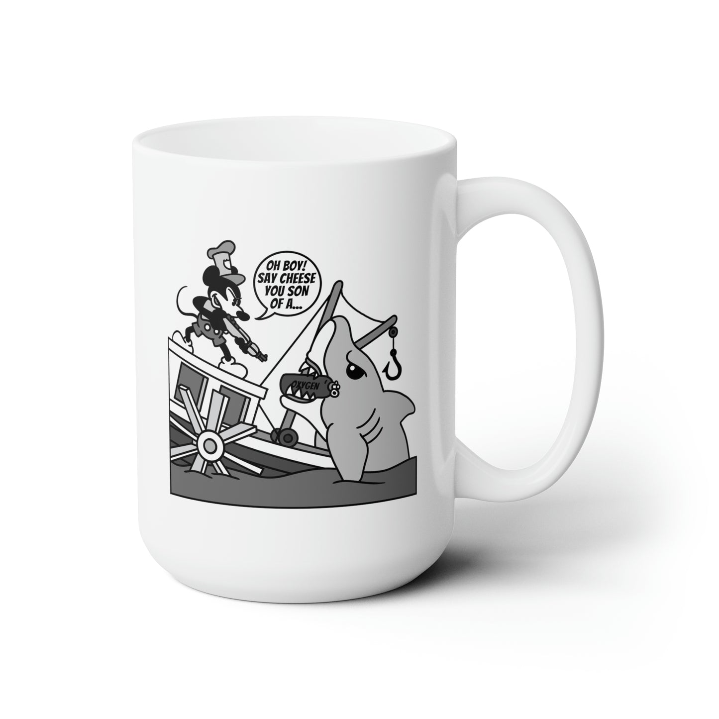 Willie vs. Bruce! Ceramic Mug 15oz