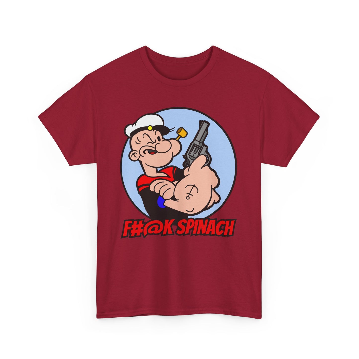 F#@K Spinach! Unisex Heavy Cotton Tee