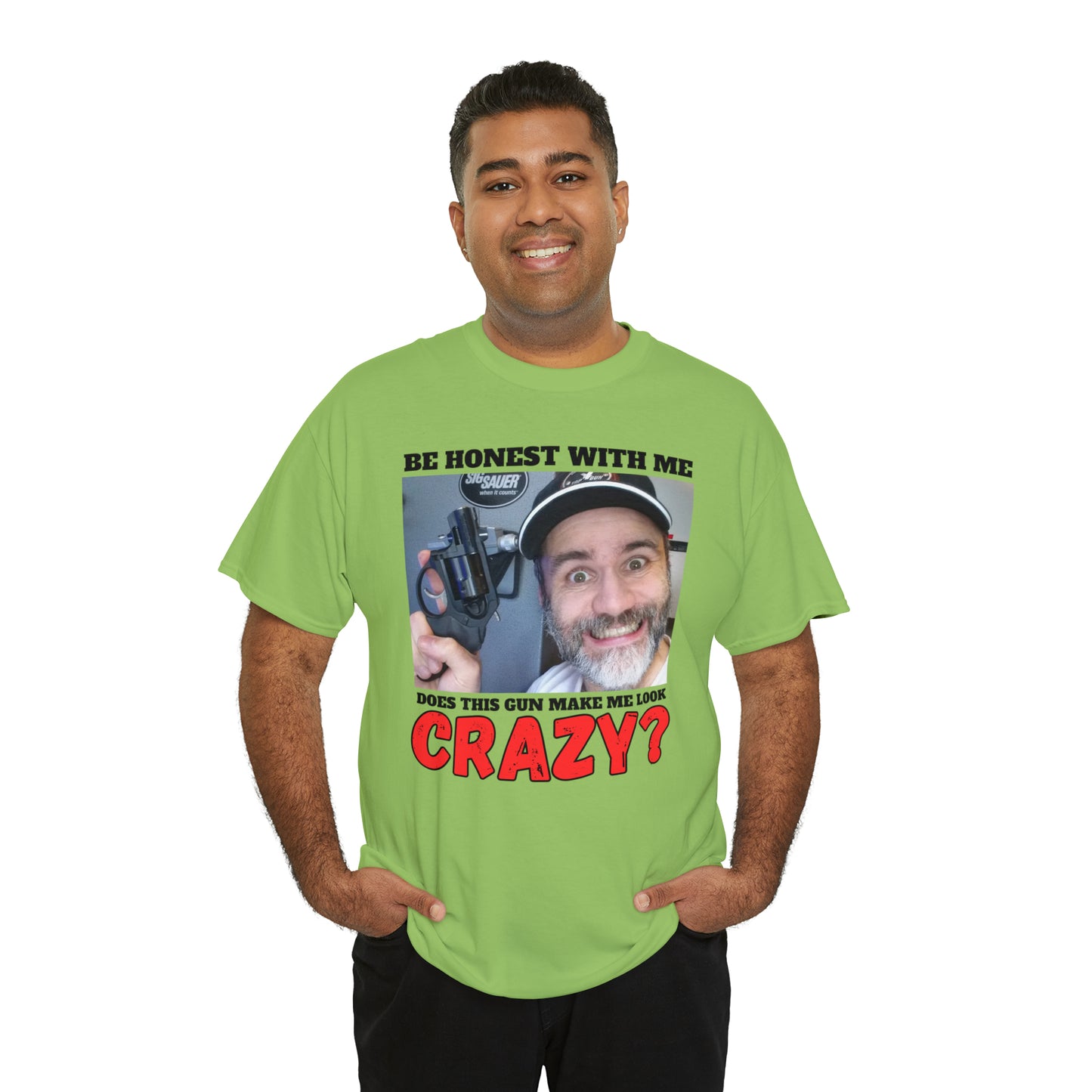 Crazy? Unisex Heavy Cotton Tee