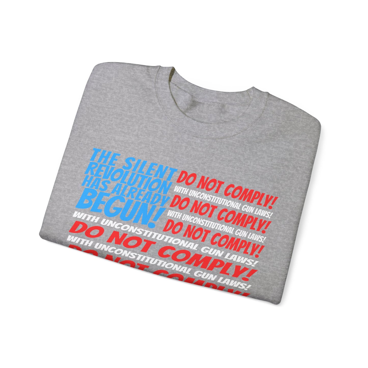 Silent Revolution! Unisex Heavy Blend™ Crewneck Sweatshirt