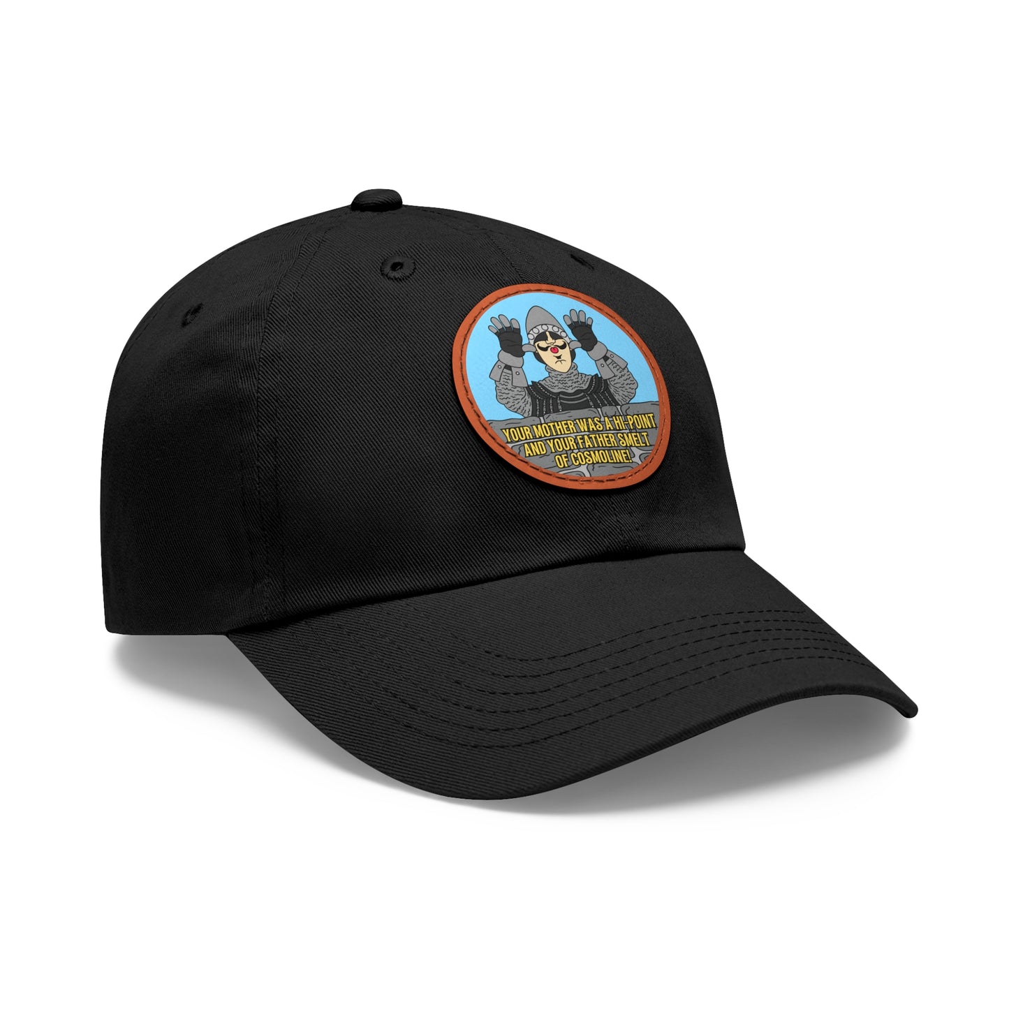 Cosmoline Taunt! Dad Hat with Leather Patch (Round)