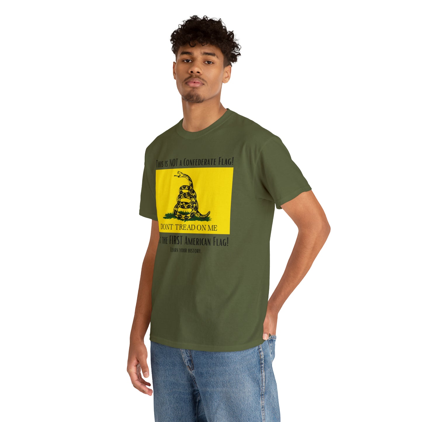 1st American Flag Unisex Heavy Cotton Tee