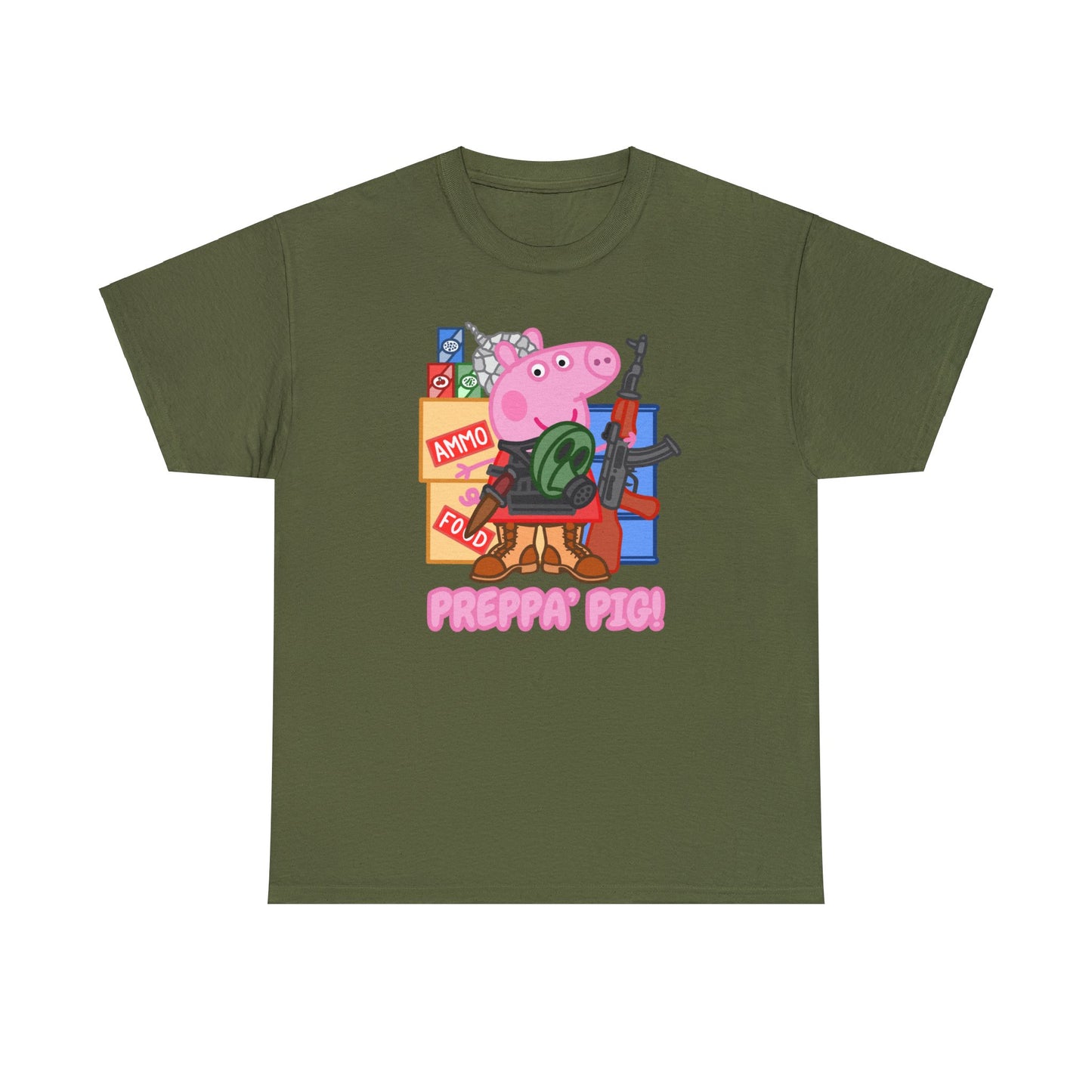 Preppa' Pig! Unisex Heavy Cotton Tee