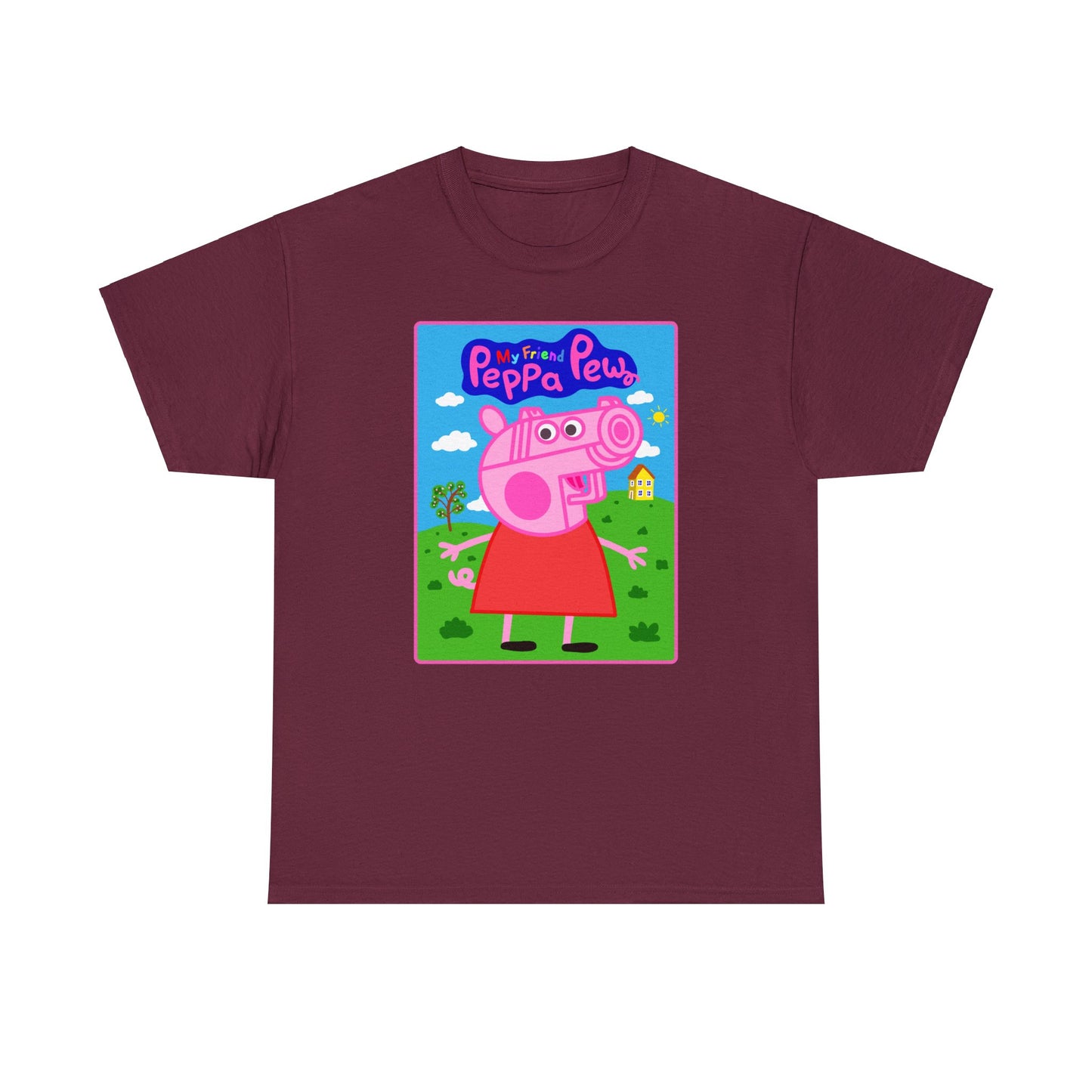 Peppa Pew Unisex Heavy Cotton Tee