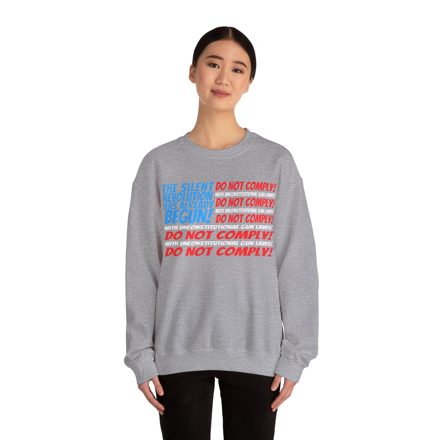 Silent Revolution! Unisex Heavy Blend™ Crewneck Sweatshirt