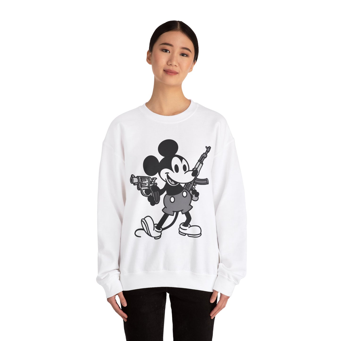 Mouse Guns! Unisex Heavy Blend™ Crewneck Sweatshirt