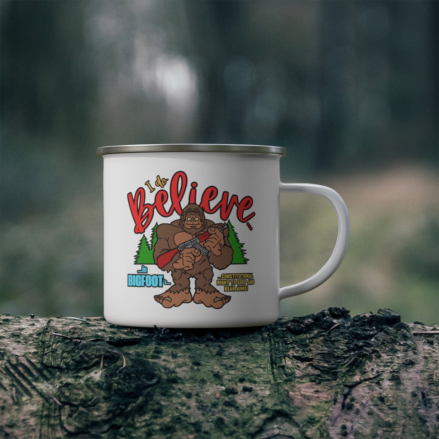 I Do Believe! Enamel Camping Mug