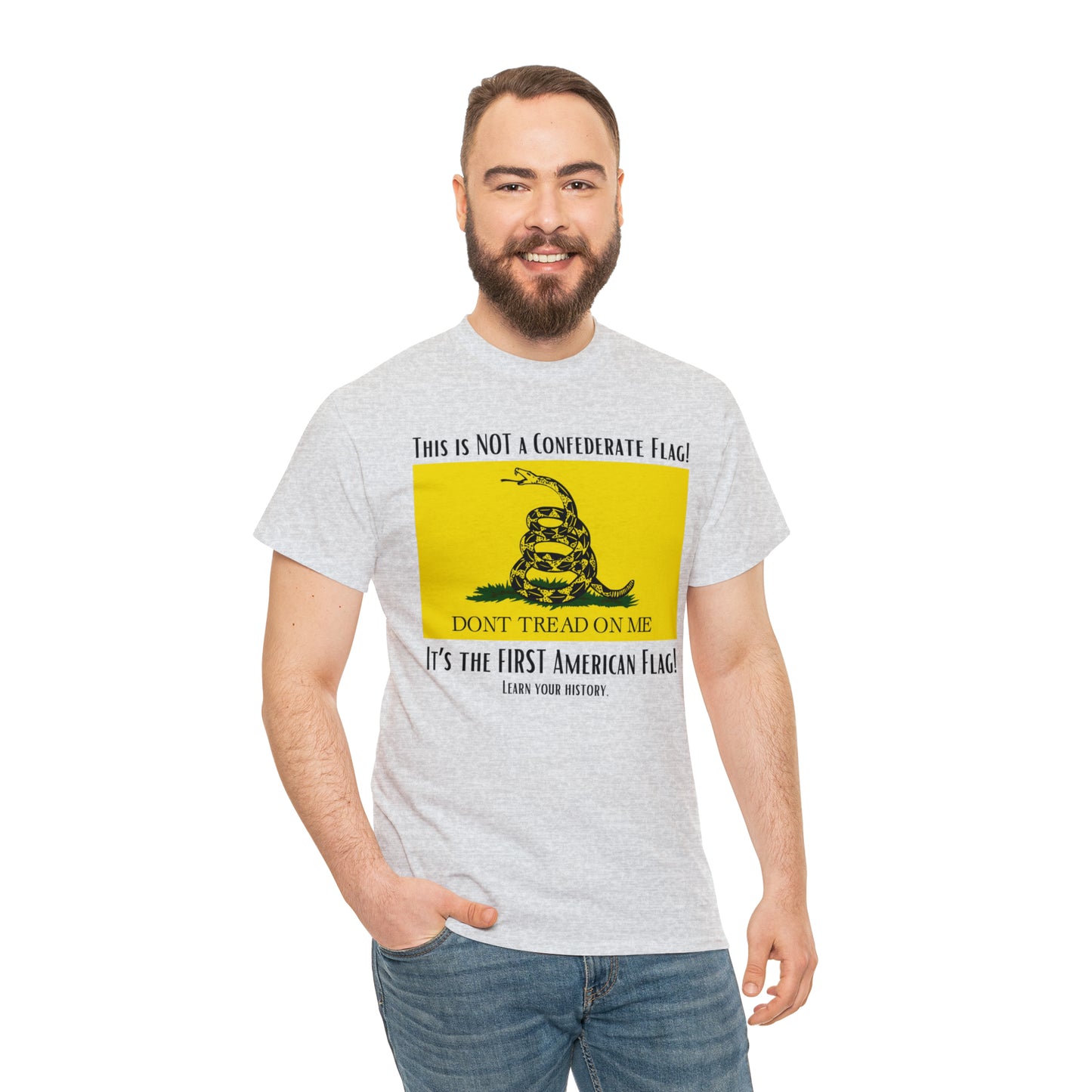 1st American Flag Unisex Heavy Cotton Tee