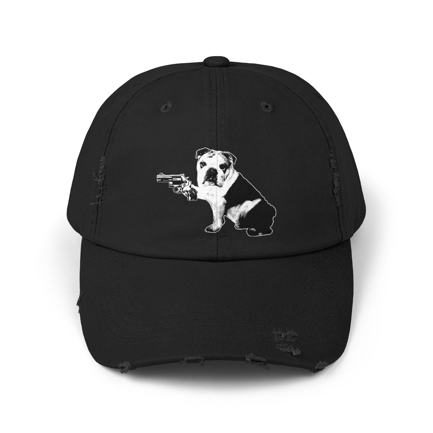 Mavis/Bullpup! Unisex Distressed Cap