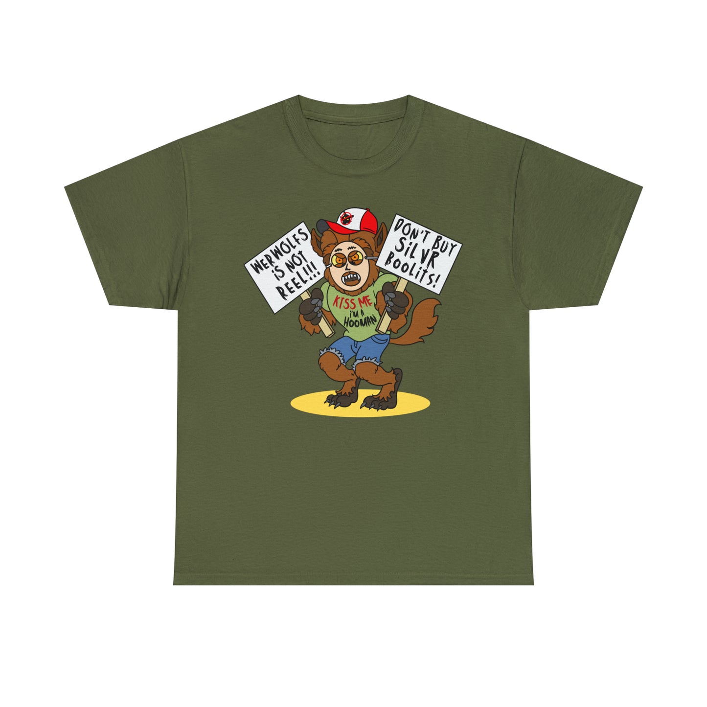 Werwolfs Is Not Reel! Unisex Heavy Cotton Tee