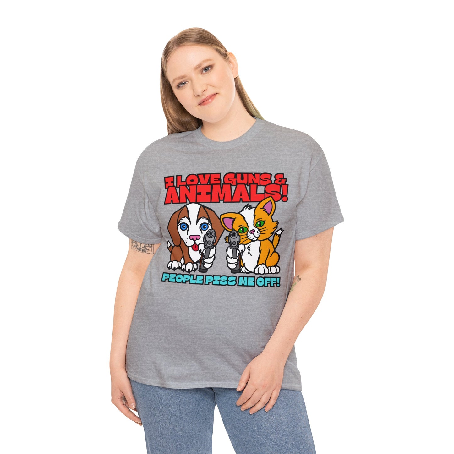 People Piss Me Off! Unisex Heavy Cotton Tee