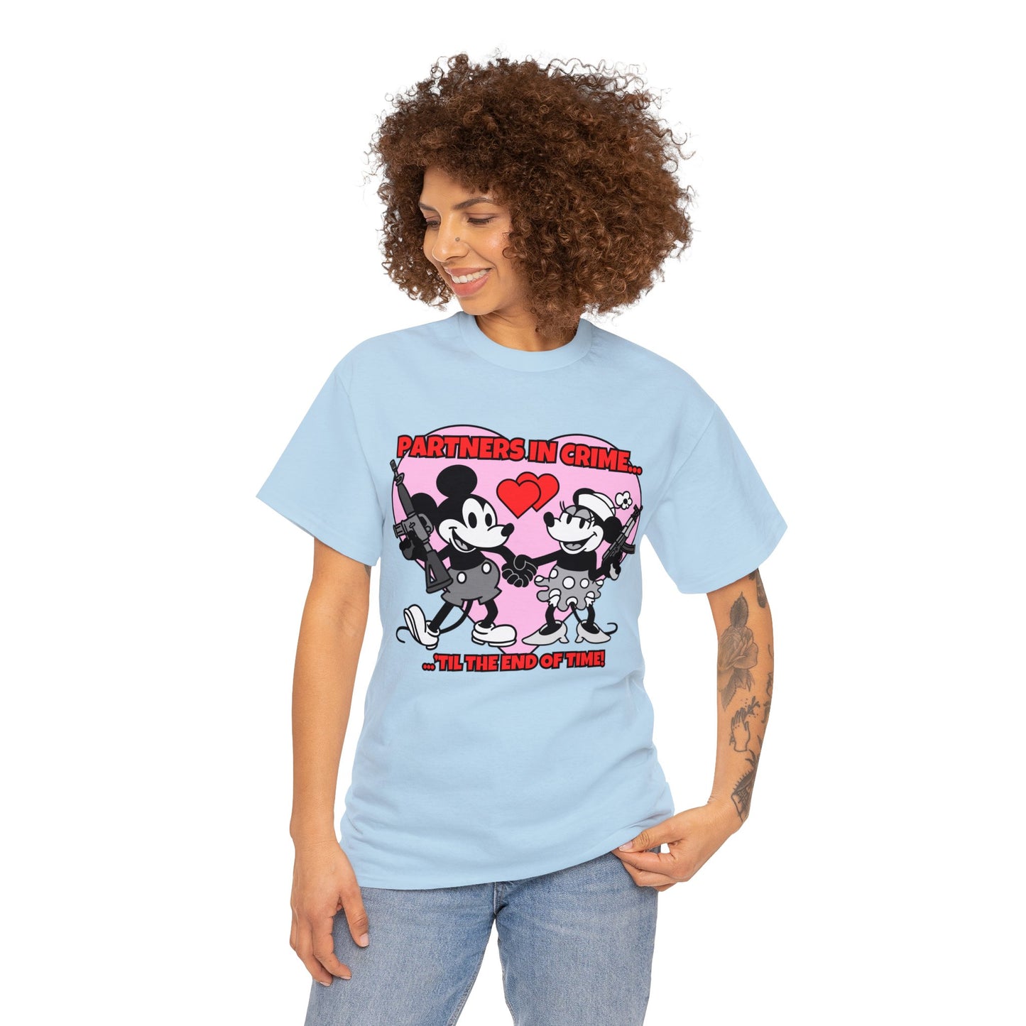 Partners in Crime! Unisex Heavy Cotton Tee