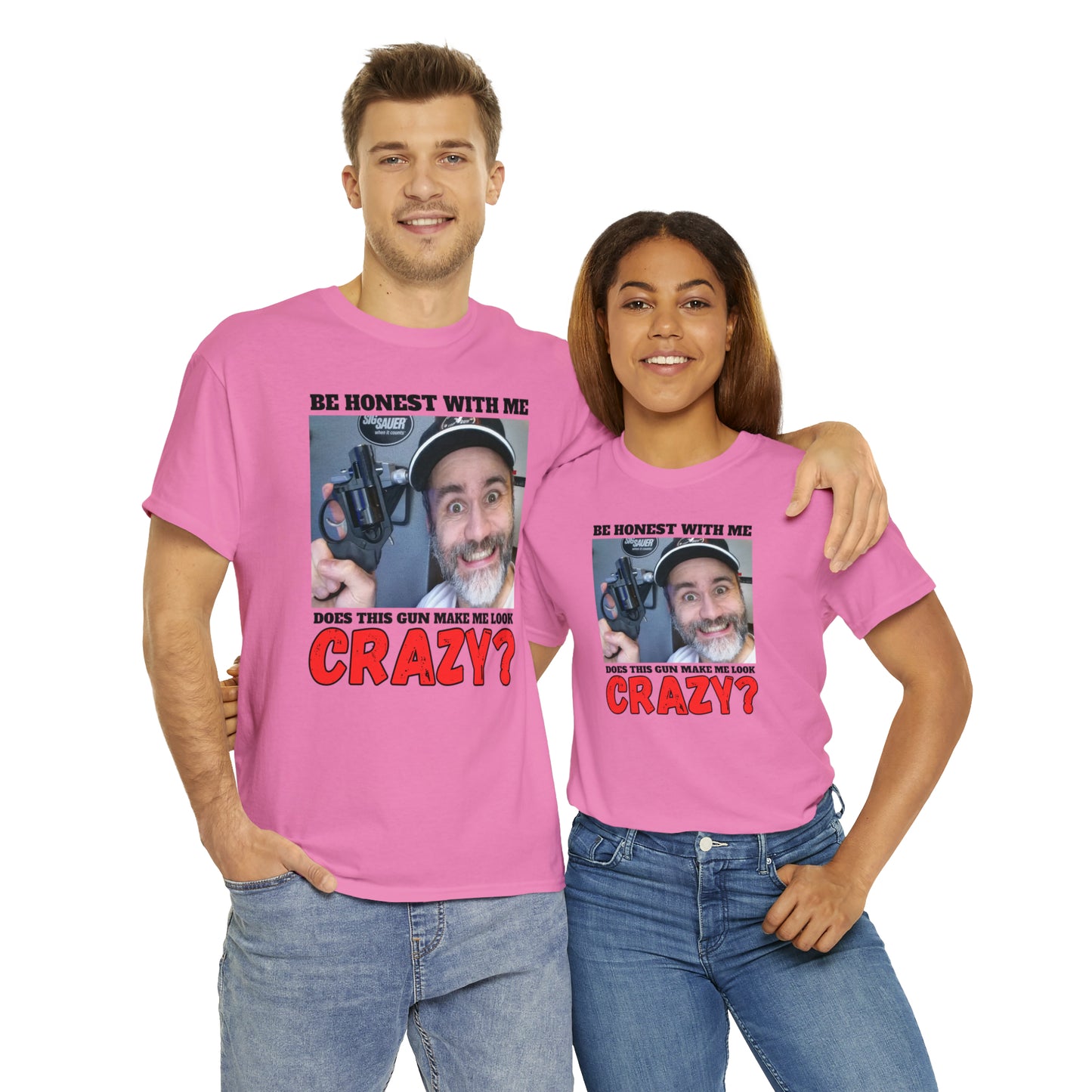 Crazy? Unisex Heavy Cotton Tee